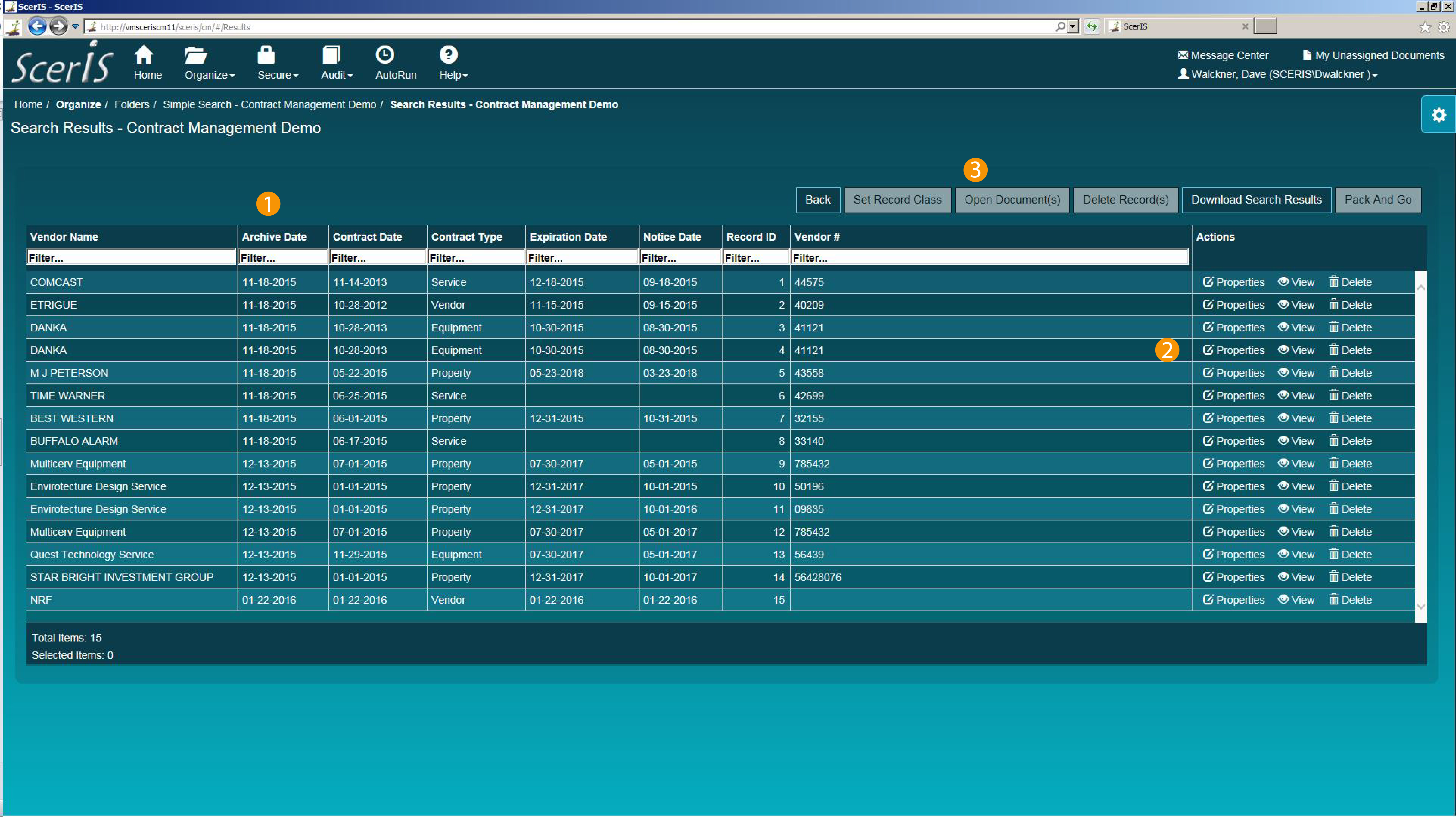 ETCETERA Enterprise Content Management - Search Standard