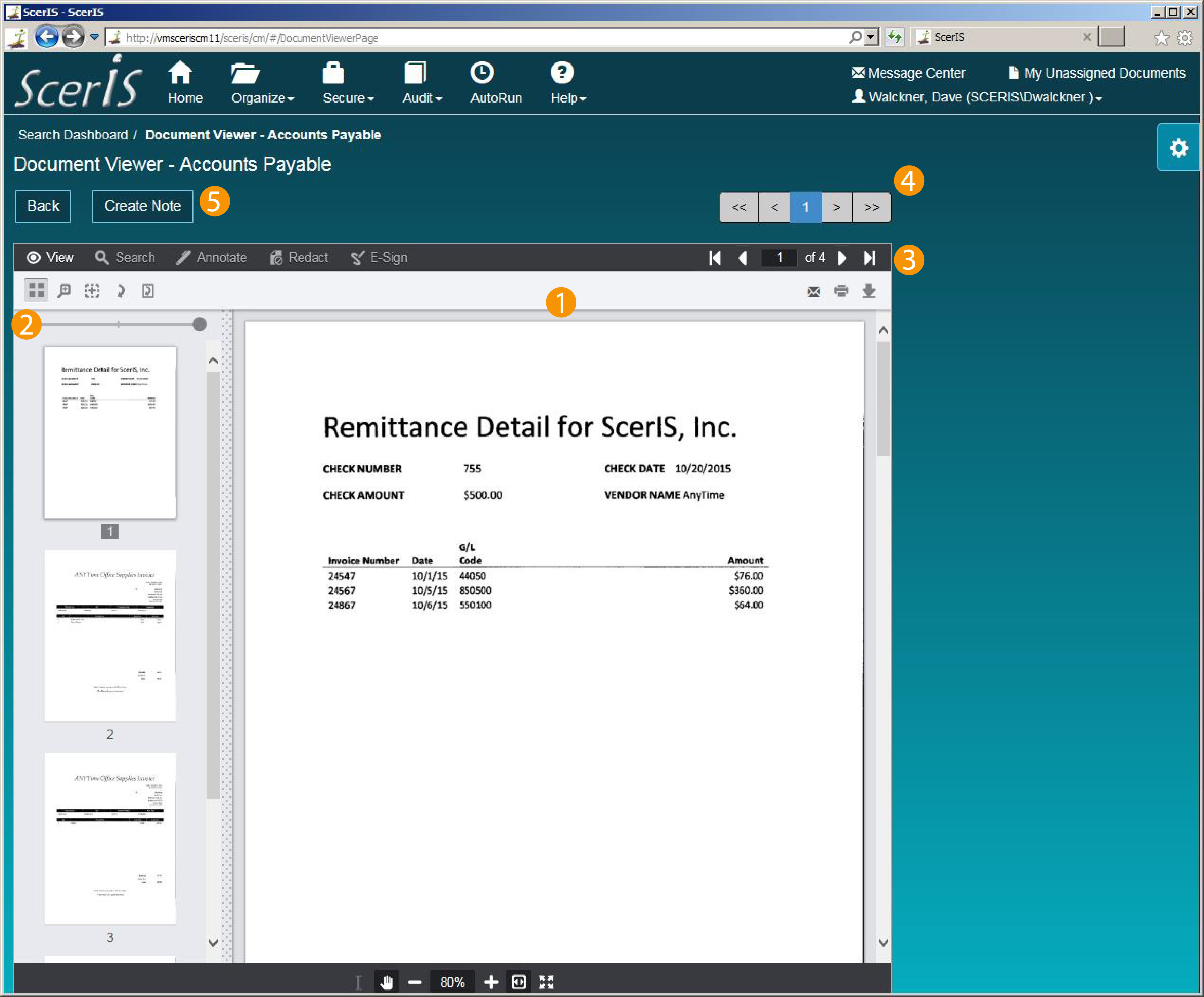 ETCETERA Enterprise Content Management - Document Viewer